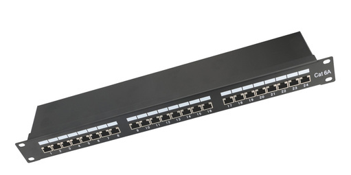 SUNPU 19-inch 1U Cat5e/Cat6/Cat6A STP 24-Port Patch Panel catalogue model series 02