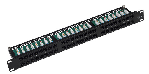 SUNPU 19-inch 1U Cat5e/Cat6/Cat6A STP 24-Port Patch Panel catalogue model series 04