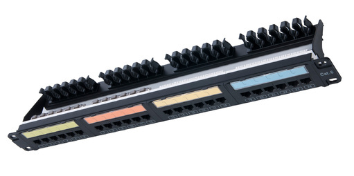 SUNPU 19-inch 1U Cat5e/Cat6/Cat6A UTP 24-Port Patch Panel catalogue model series 05