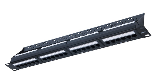 SUNPU 19-inch 1U Cat5e/Cat6/Cat6A UTP 24-Port Patch Panel catalogue model series 08
